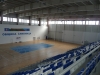 Поглед към игрището от най-високата точка на трибуните - Спортна зала Арена Сливница